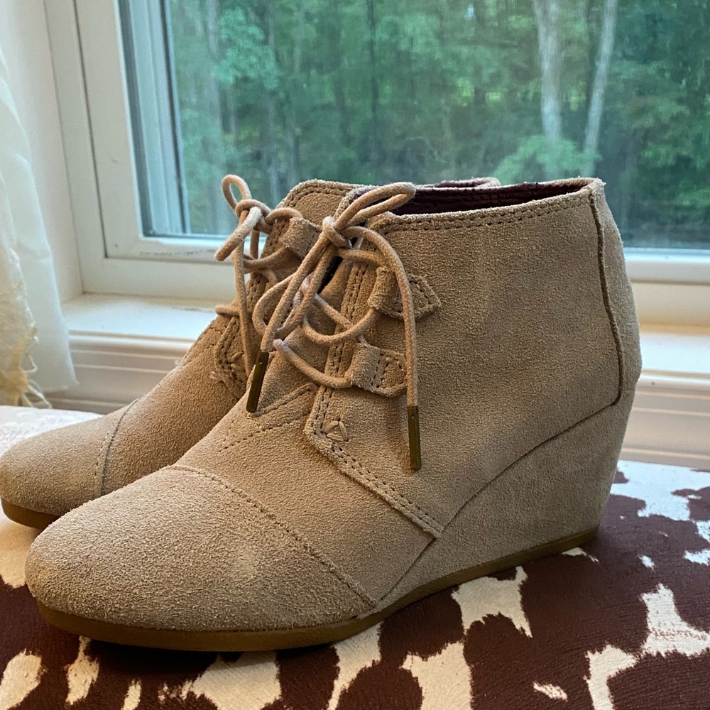 Toms wedge Bootie